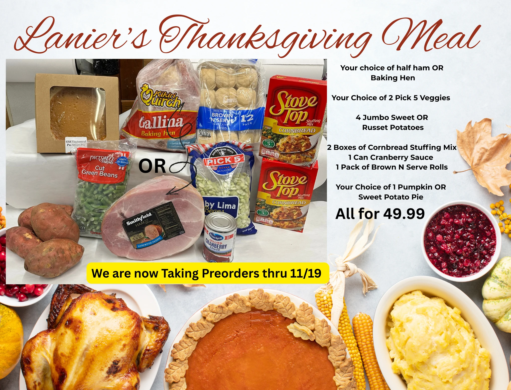 Laniers-Thanksgiving-Meal_11.25 Lanier's Thanksgiving Meal 11.25